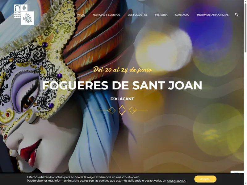 Web de Hogueras de Sant Joan