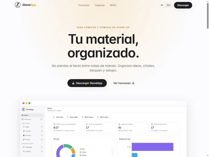 Web de StandApp